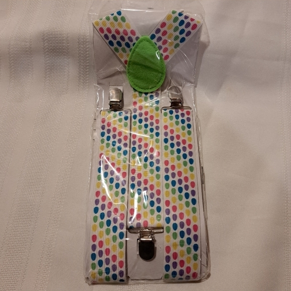 Easter Boys 14+ Easter Suspenders egg design - Picture 2 of 4